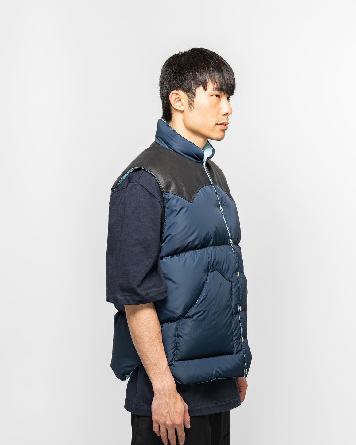 Rocky Mountain Featherbed - Down Vest - Dark Navy - UP THERE