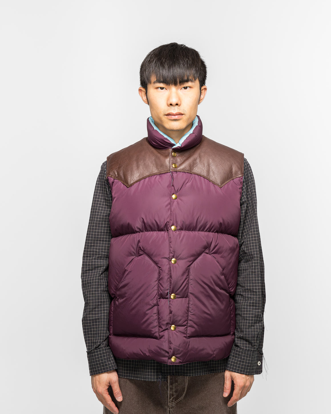 Rocky Mountain Featherbed - Down Vest - Plum - UP THERE
