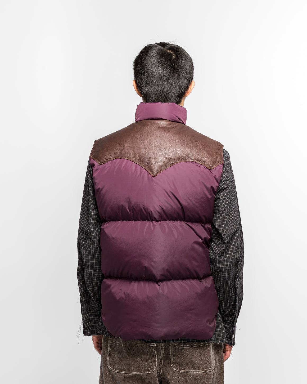Rocky Mountain Featherbed - Down Vest - Plum - UP THERE
