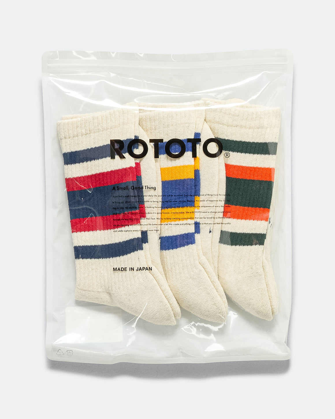 RoToTo - 3 Pack Everyday Athletic Socks - Pack - UP THERE
