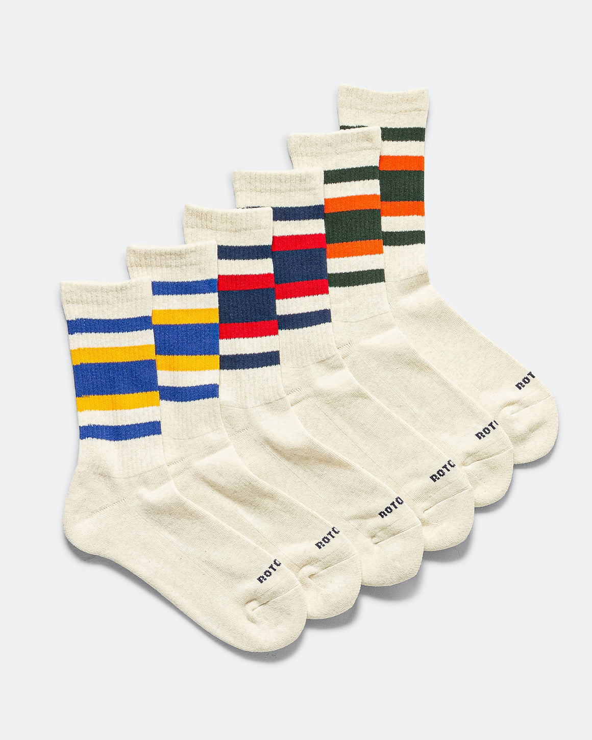 RoToTo - 3 Pack Everyday Athletic Socks - Pack - UP THERE