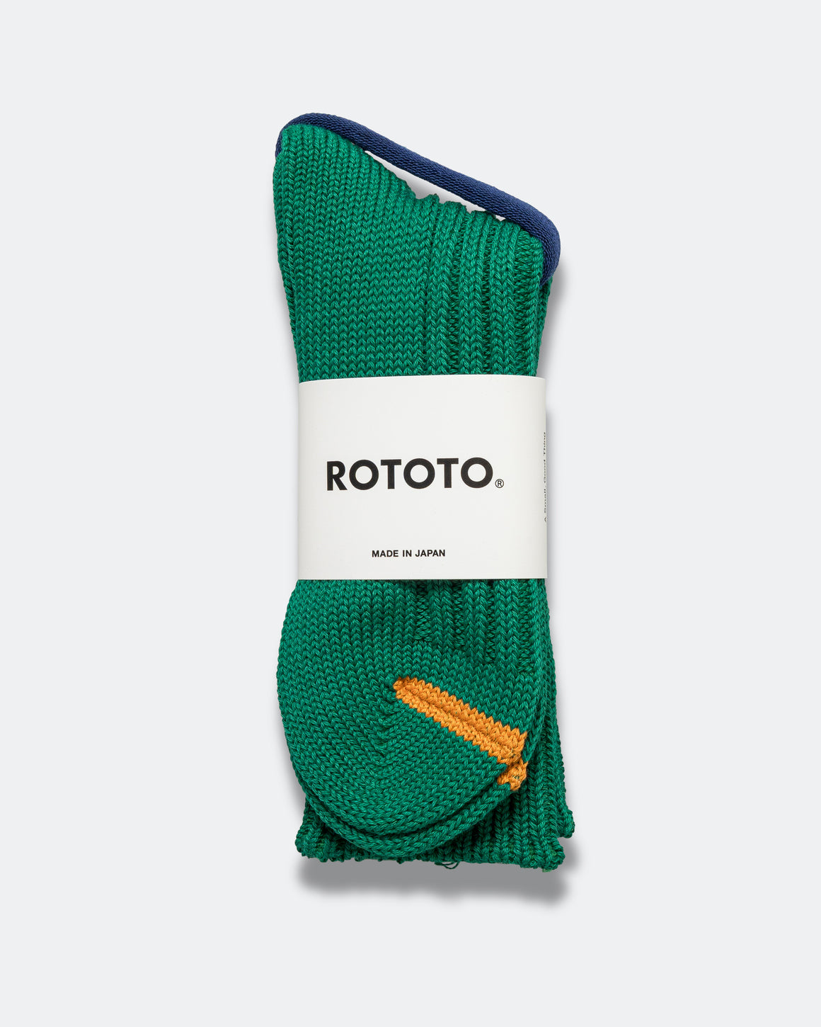 RoToTo - Chunky Ribbed Sock - Green - UP THERE