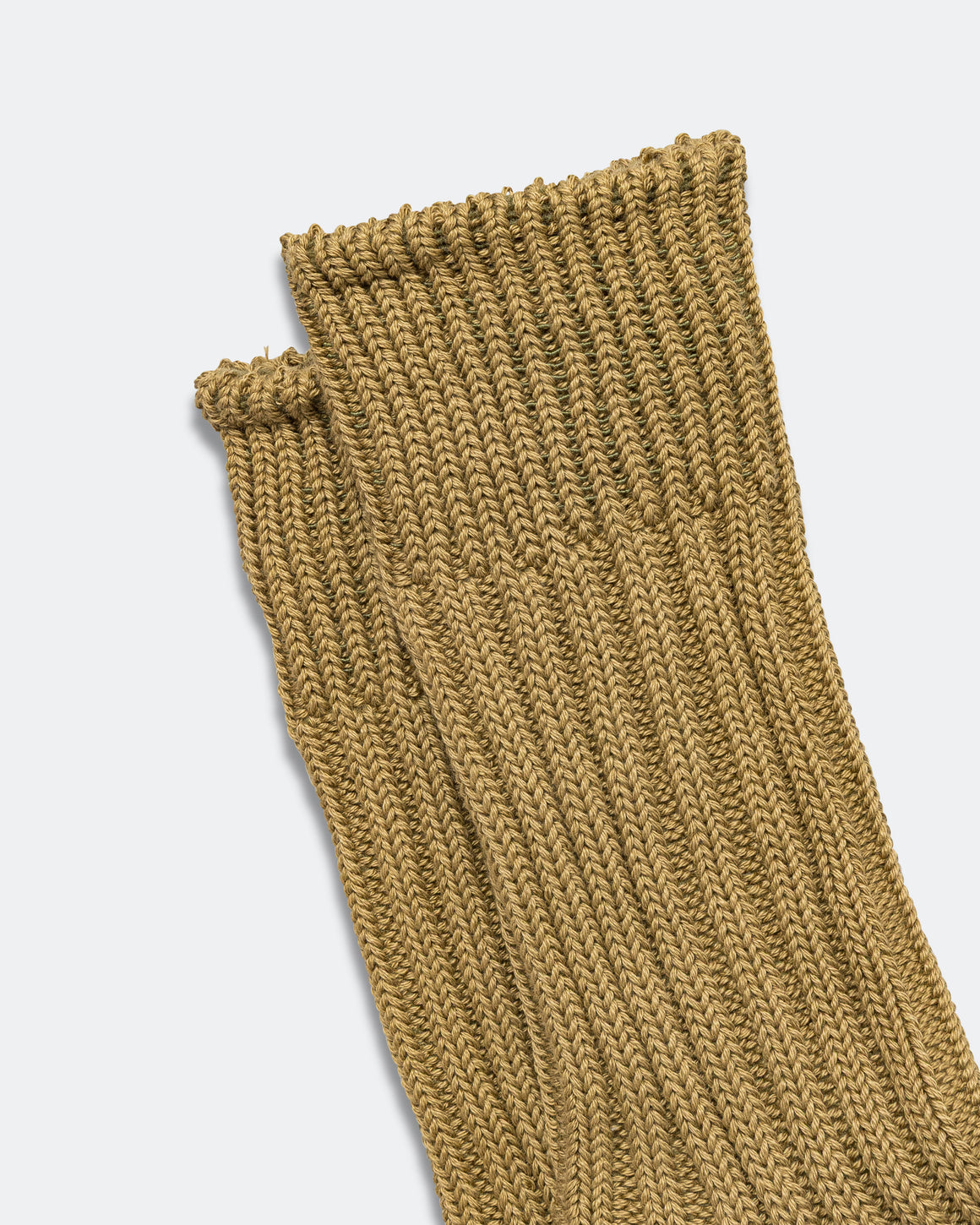 RoToTo - Chunky Ribbed Sock - Olive - UP THERE