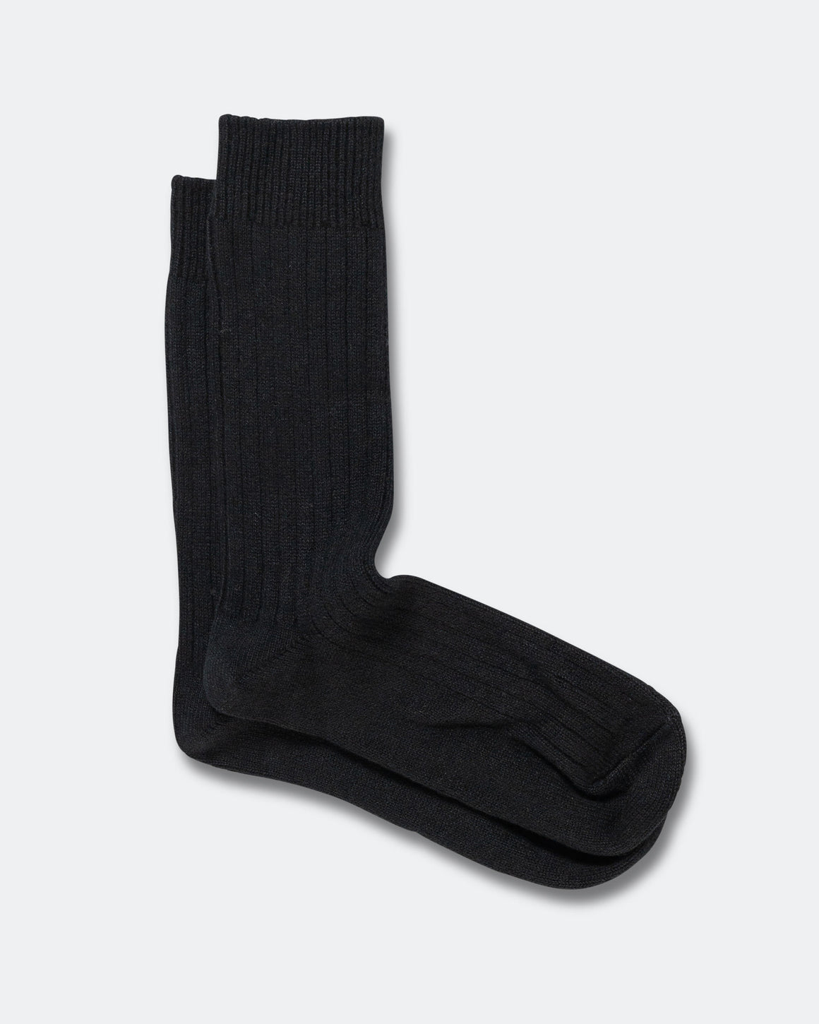 RoToTo - Cotton Wool Sock - Black Tones - UP THERE