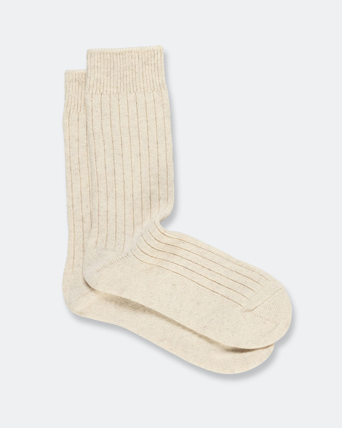 RoToTo - Cotton Wool Sock - Ivory Tones - UP THERE