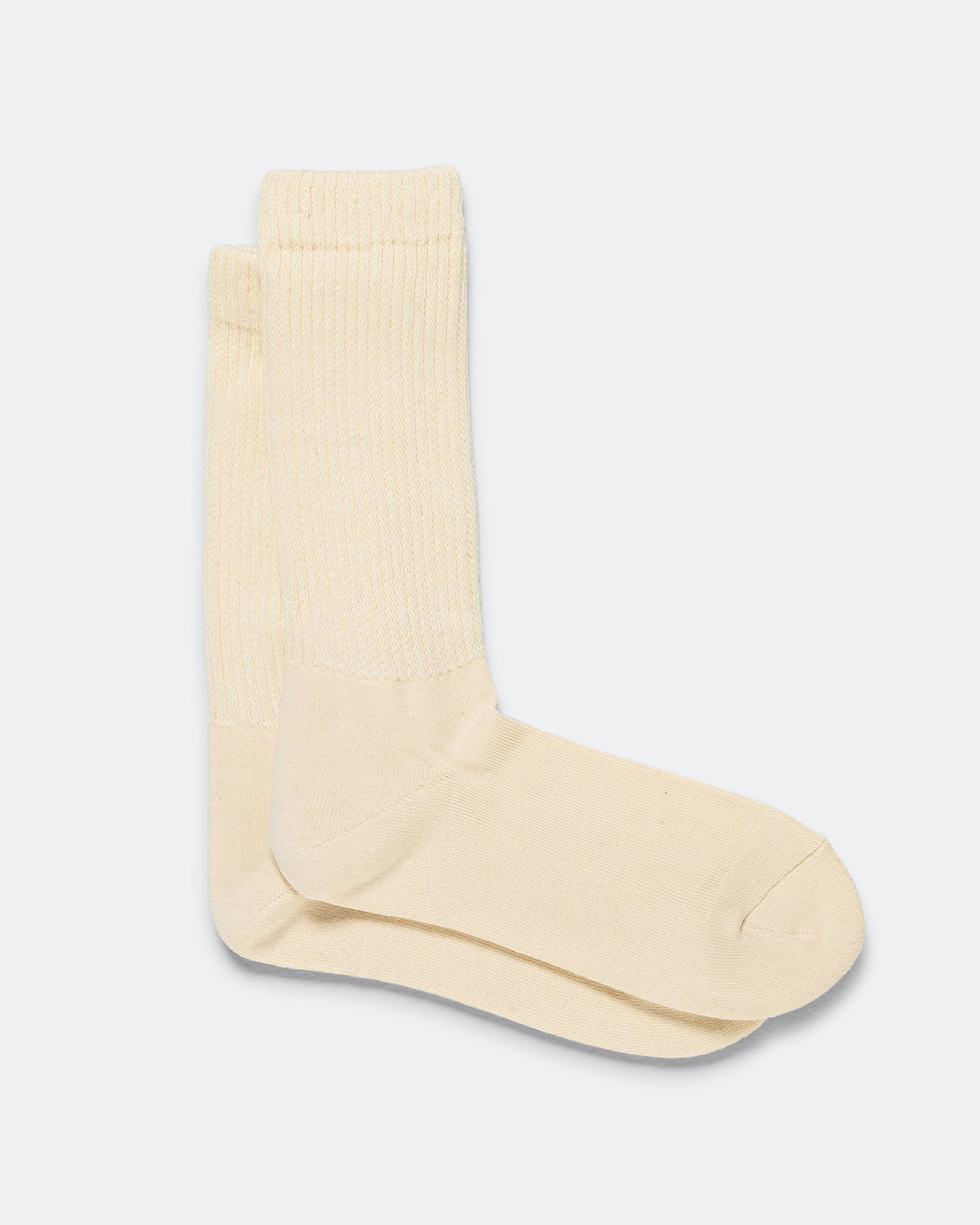 RoToTo - Organic Daily 3 Pack Sock - Ecru - UP THERE