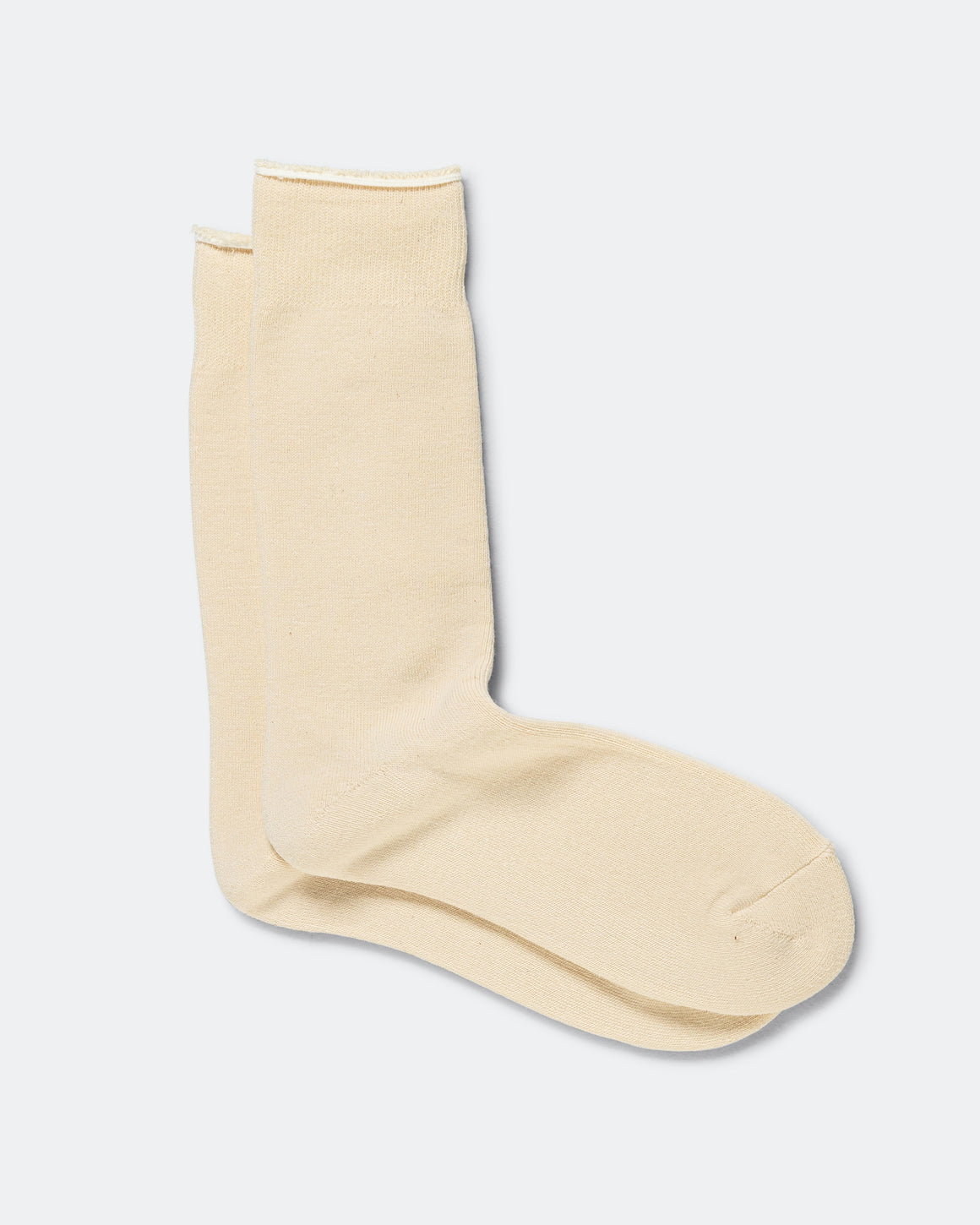 RoToTo - Organic Daily 3 Pack Sock - Ecru - UP THERE