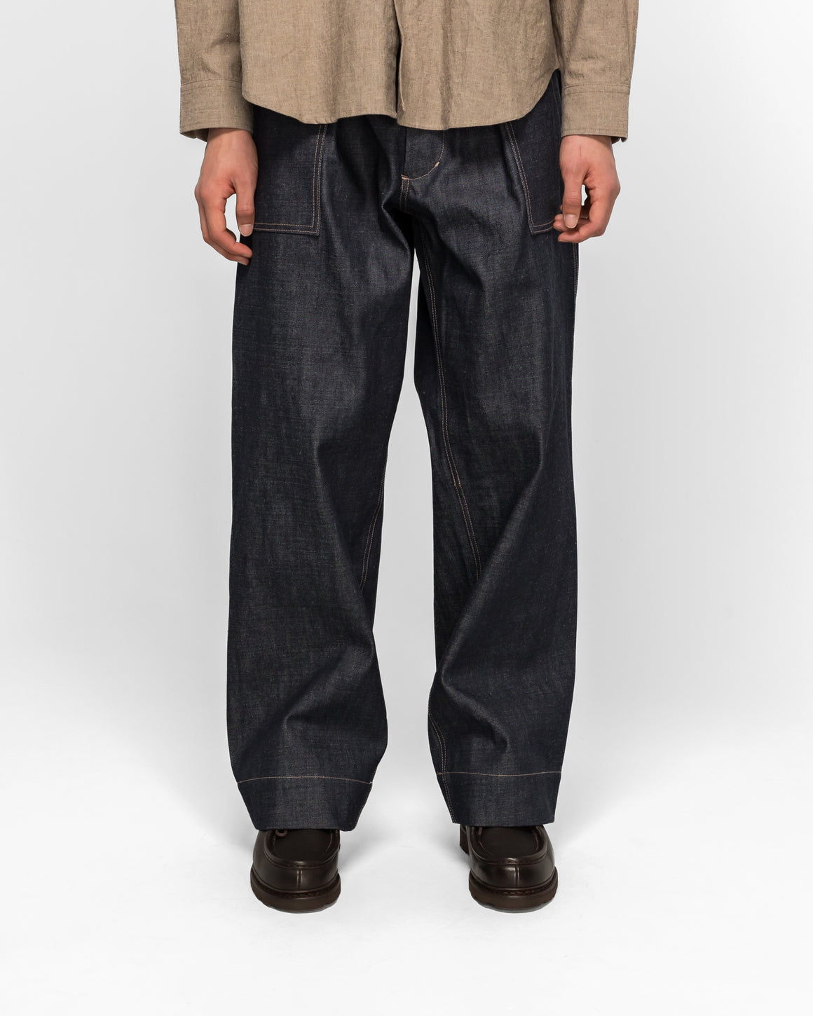 Royce Hill - Drill Pant - Indigo Organic Denim - UP THERE