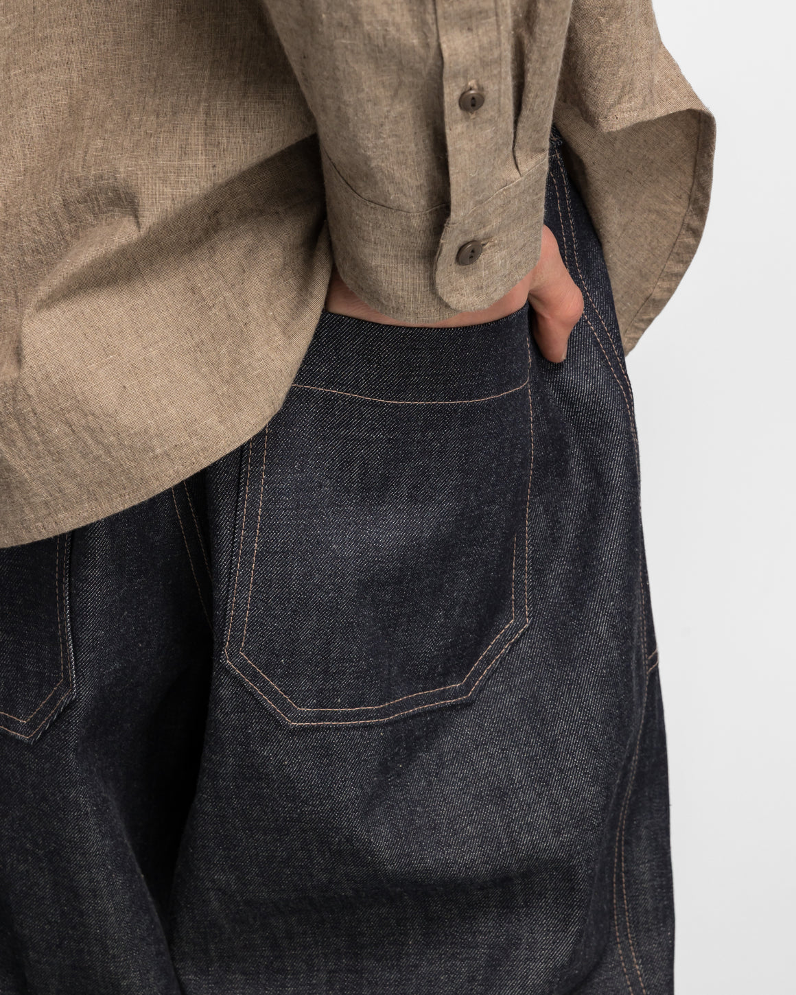 Royce Hill - Drill Pant - Indigo Organic Denim - UP THERE