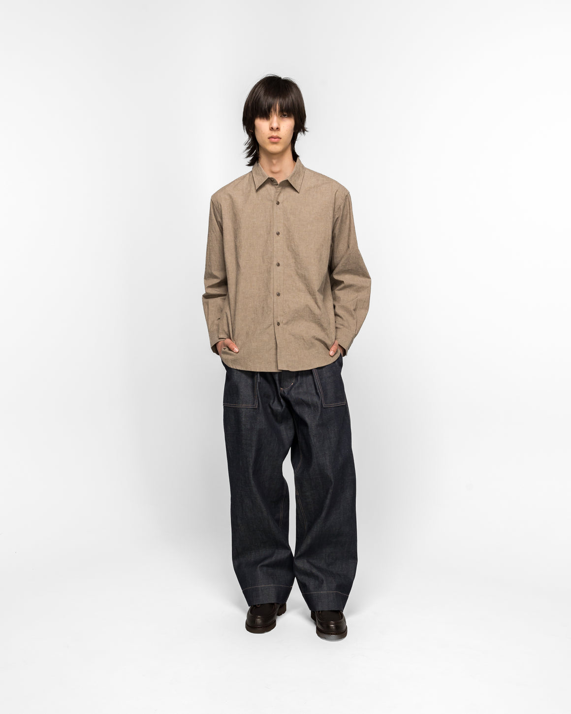 Royce Hill - Drill Pant - Indigo Organic Denim - UP THERE
