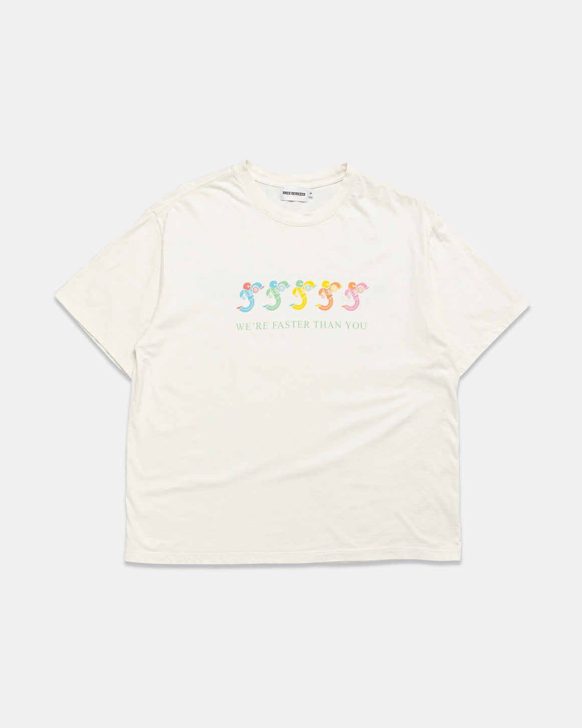 Good Art Hlywd - RS x GA x UT Faster Than You Tee - White - UP THERE