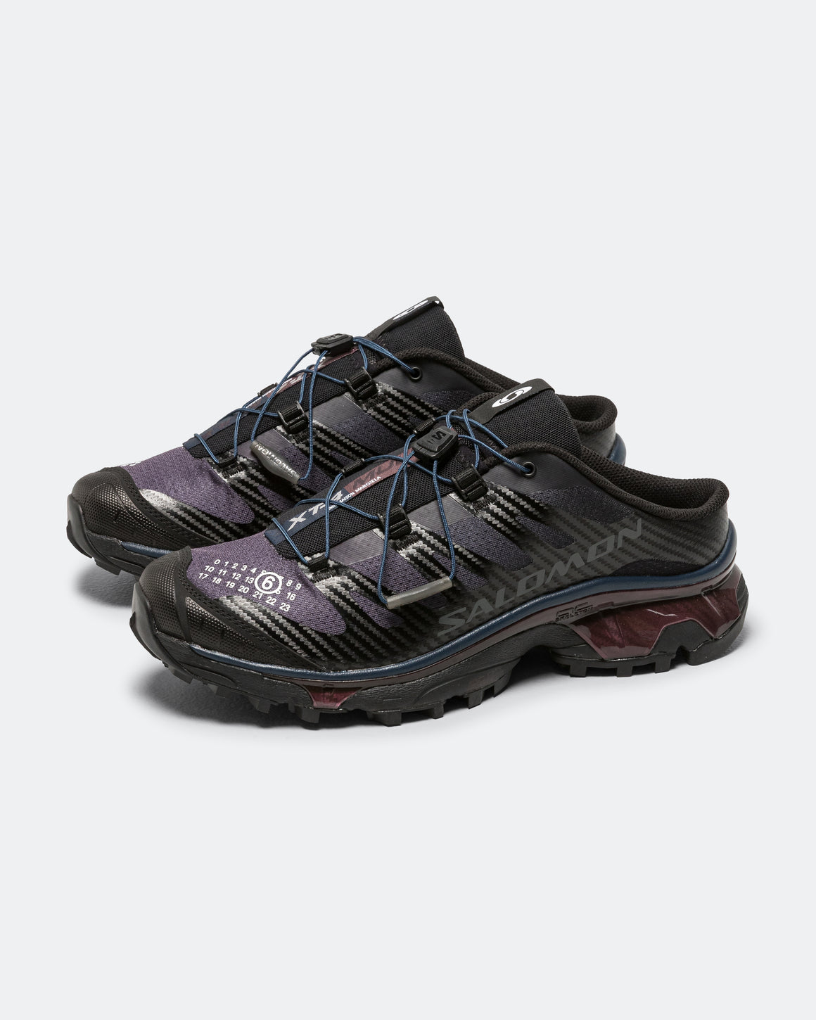 MM6 - XT-4 Mule MM6 x Salomon - Black/Nine Iron-Hunkle Berry Violet - UP THERE