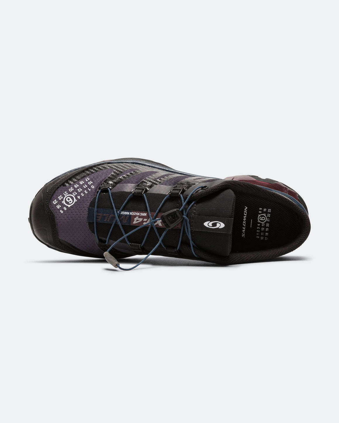 MM6 - XT-4 Mule MM6 x Salomon - Black/Nine Iron-Hunkle Berry Violet - UP THERE