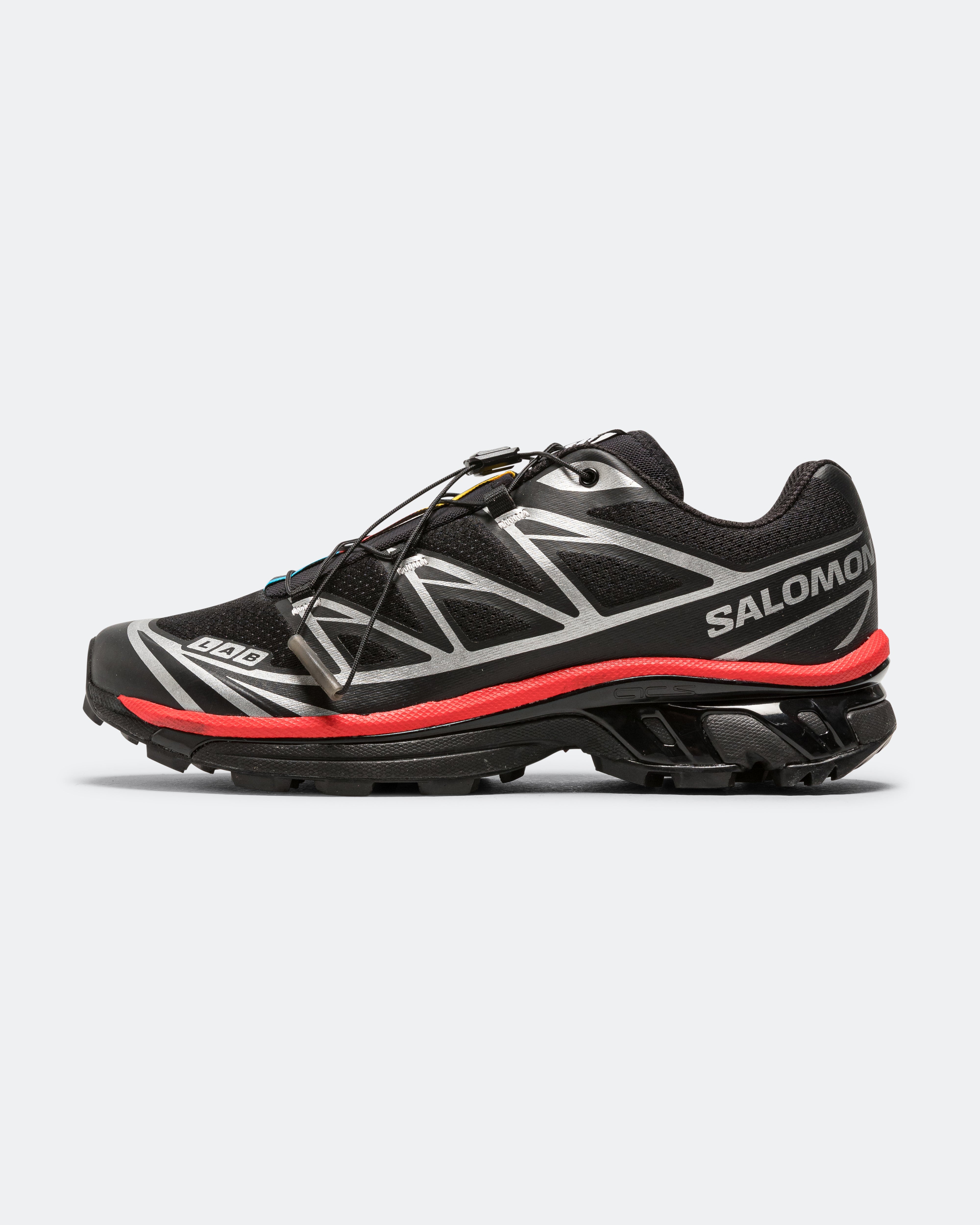 Salomon - XT-6 - Black/Fiery Red-Ftw Silver | UP THERE
