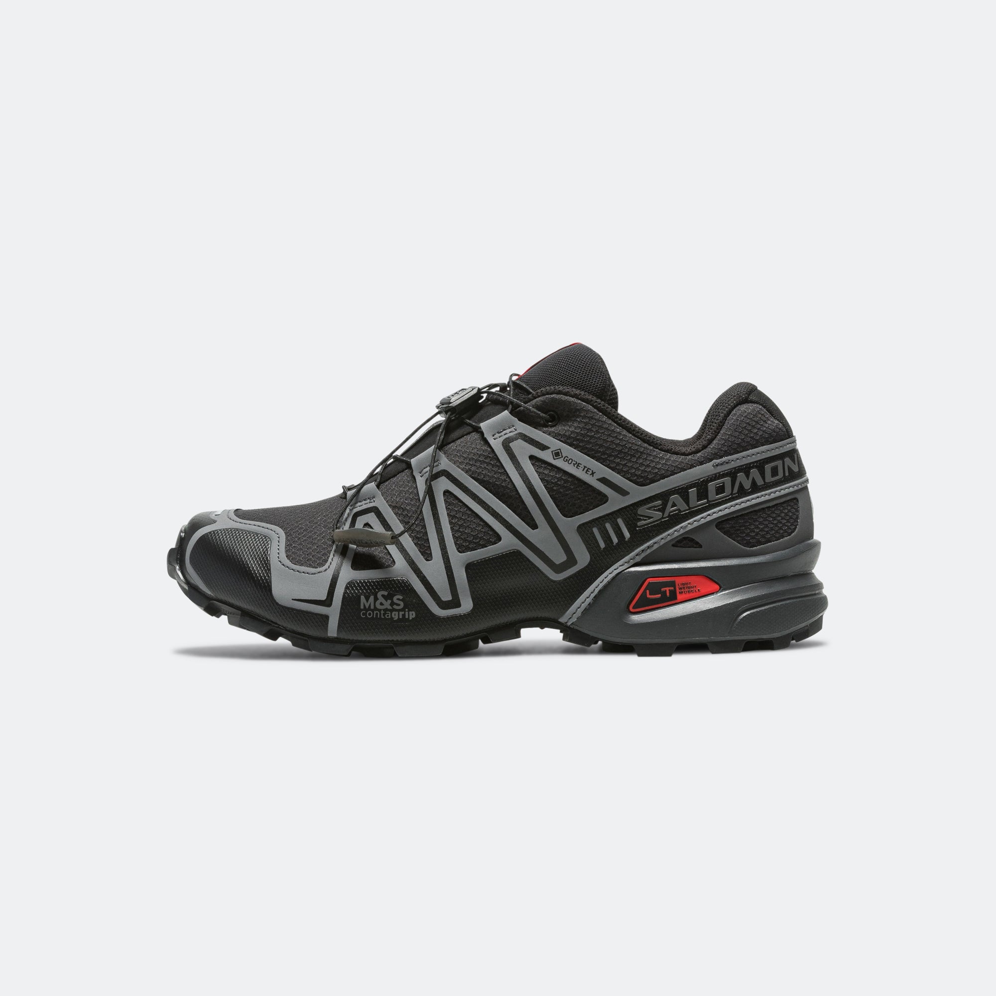 Speedcross 3 GTX - Black/Asphalt-Flame Scarlet | UP THERE