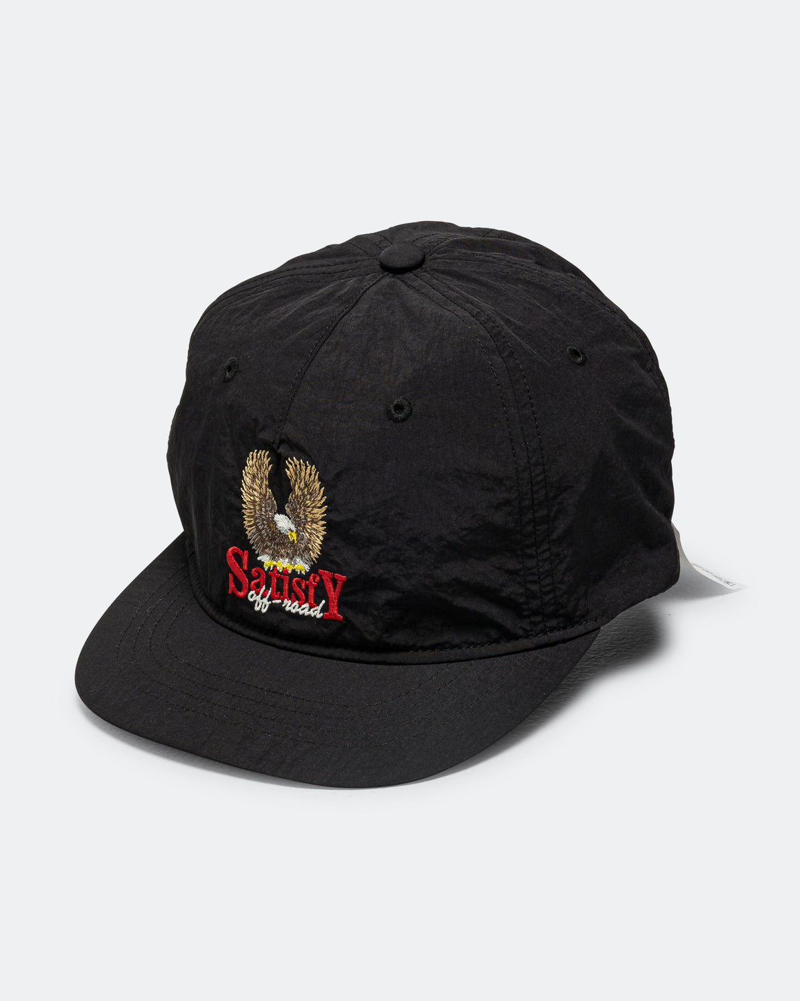 Satisfy - FliteSilk 5 Panel Pinch Cap - Black Eagle - UP THERE