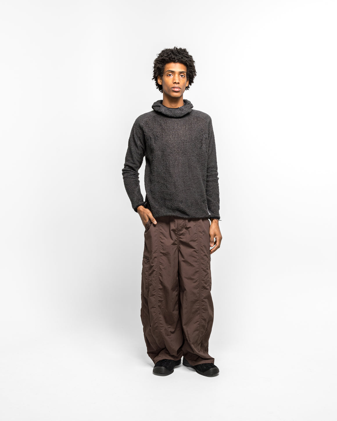 Satisfy - FuzzFleece AD Light Hoodie - Phantom - UP THERE