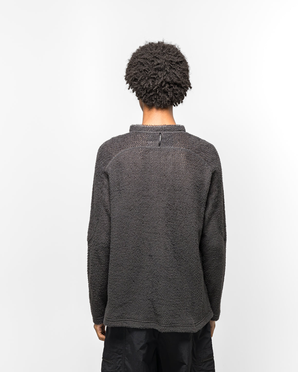 Satisfy - FuzzFleece AD Long Tee - Phantom - UP THERE