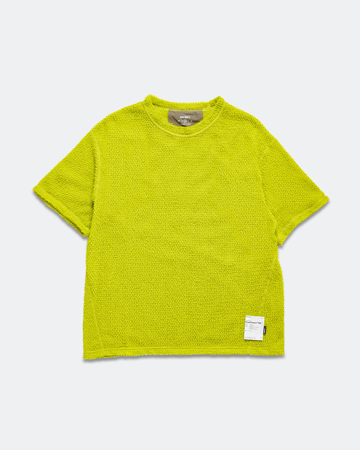 Satisfy - FuzzFleece AD T-Shirt - Grenoble Green - UP THERE
