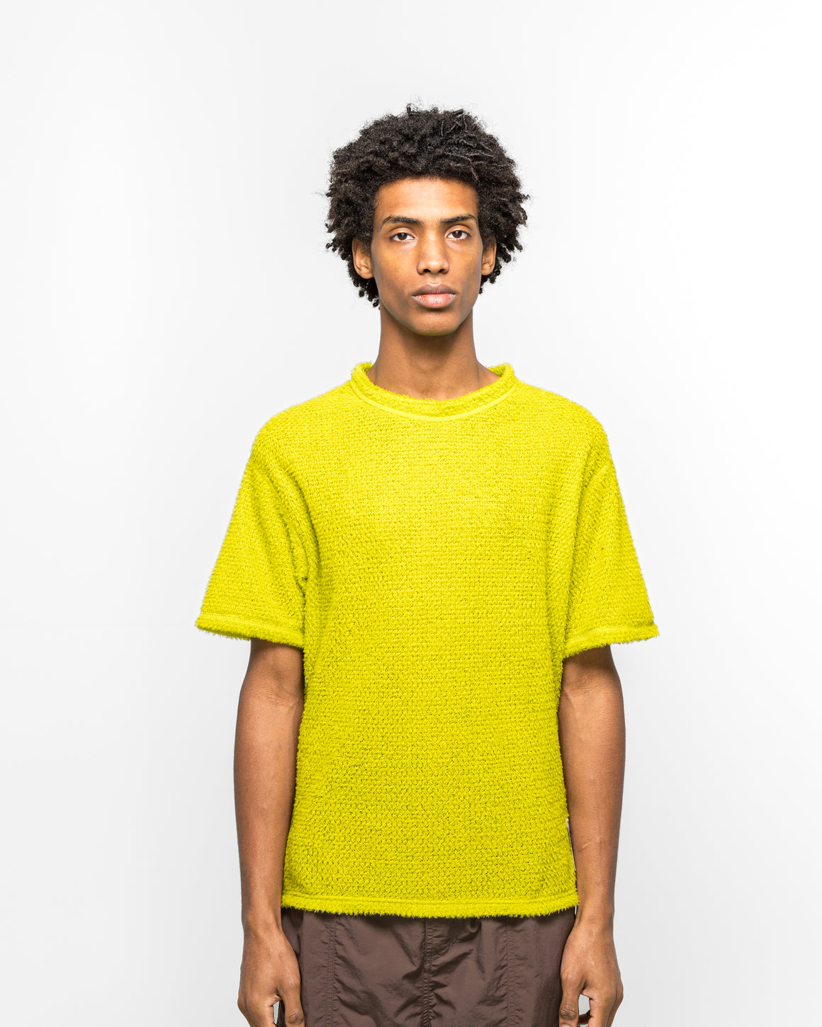 Satisfy - FuzzFleece AD T-Shirt - Grenoble Green - UP THERE