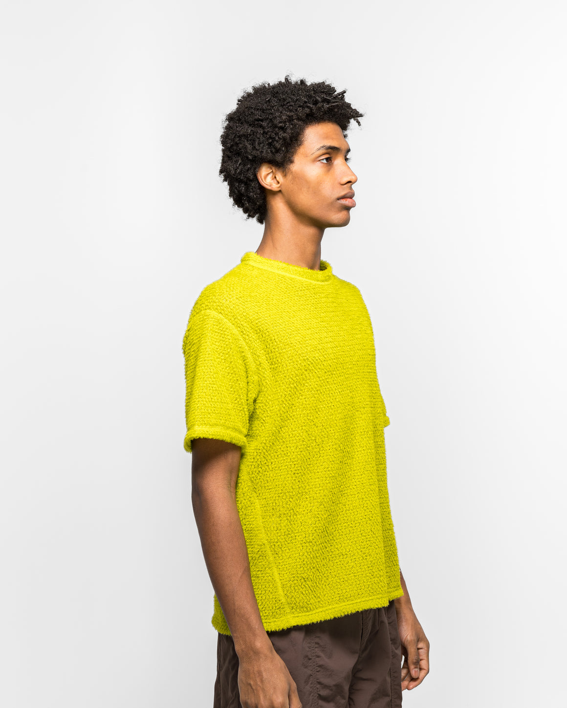 Satisfy - FuzzFleece AD T-Shirt - Grenoble Green - UP THERE