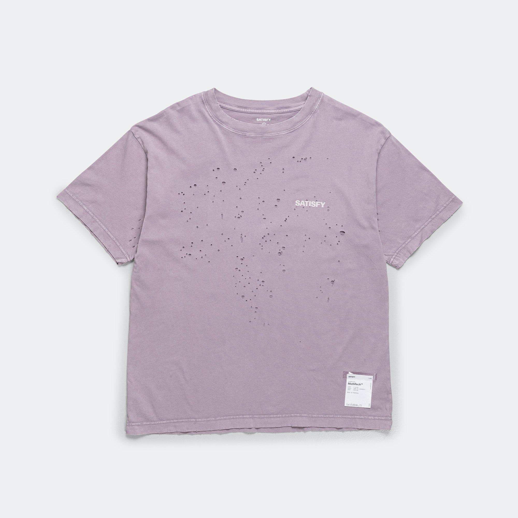 SATISFY 薄紫 XL Tシャツ SATISFYAuraLiteT-ShirtDusk-1.