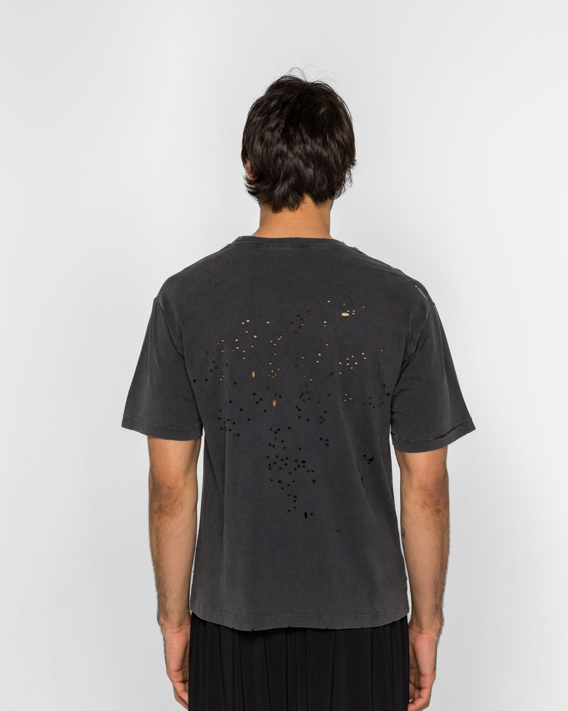 Satisfy - MothTech AirBrush Glitter T-Shirt - Aged Black - UP THERE