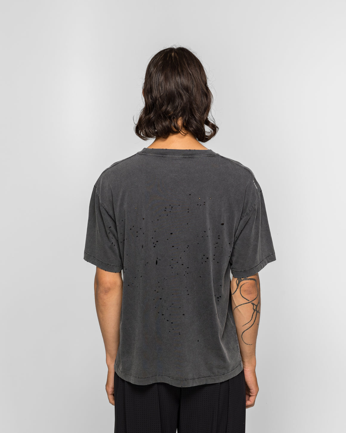 Satisfy - MothTech Stallion Off Road  T-Shirt - Aged Black - UP THERE