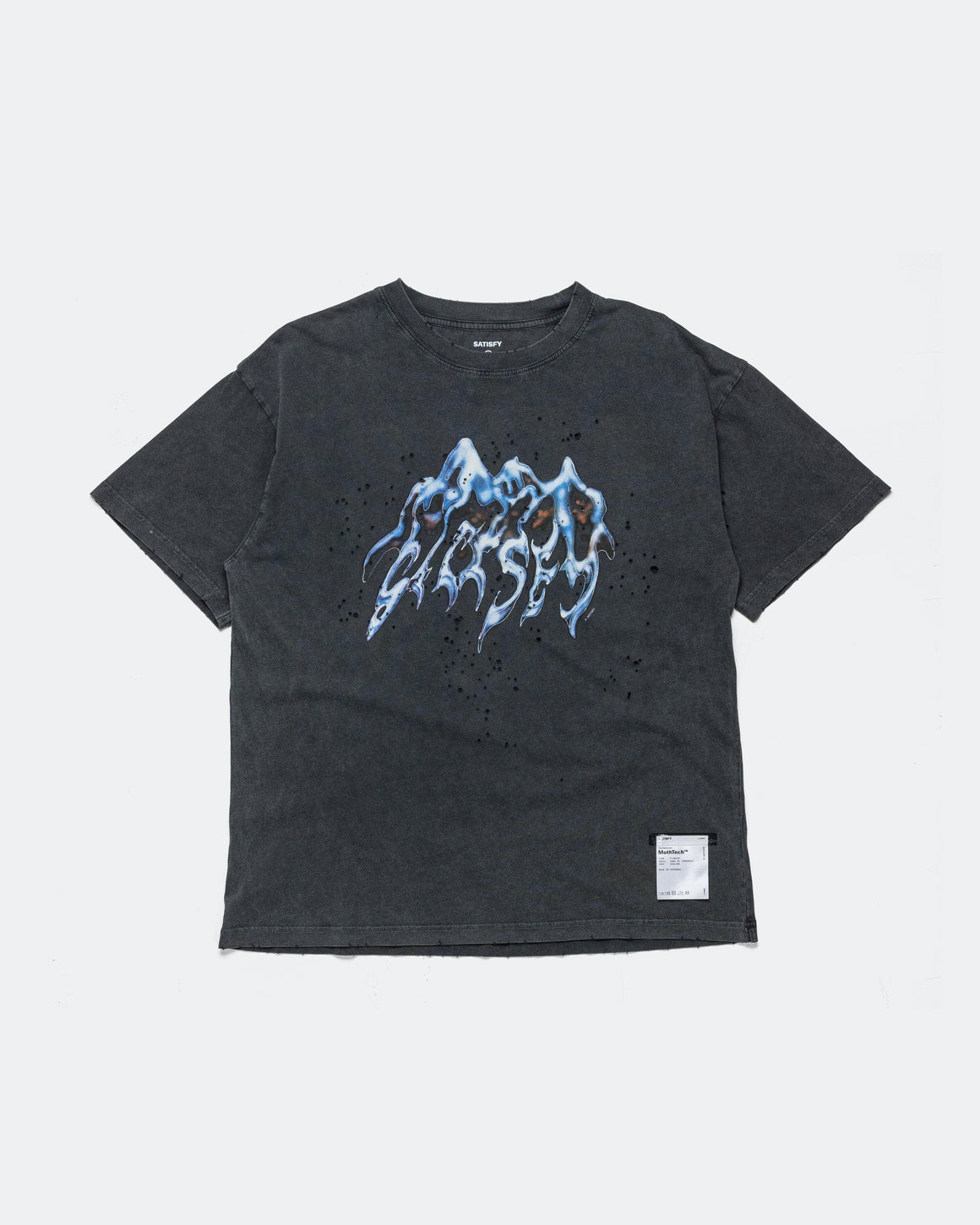 Satisfy - MothTech 'Trail Master' T-Shirt - Aged Black | UP