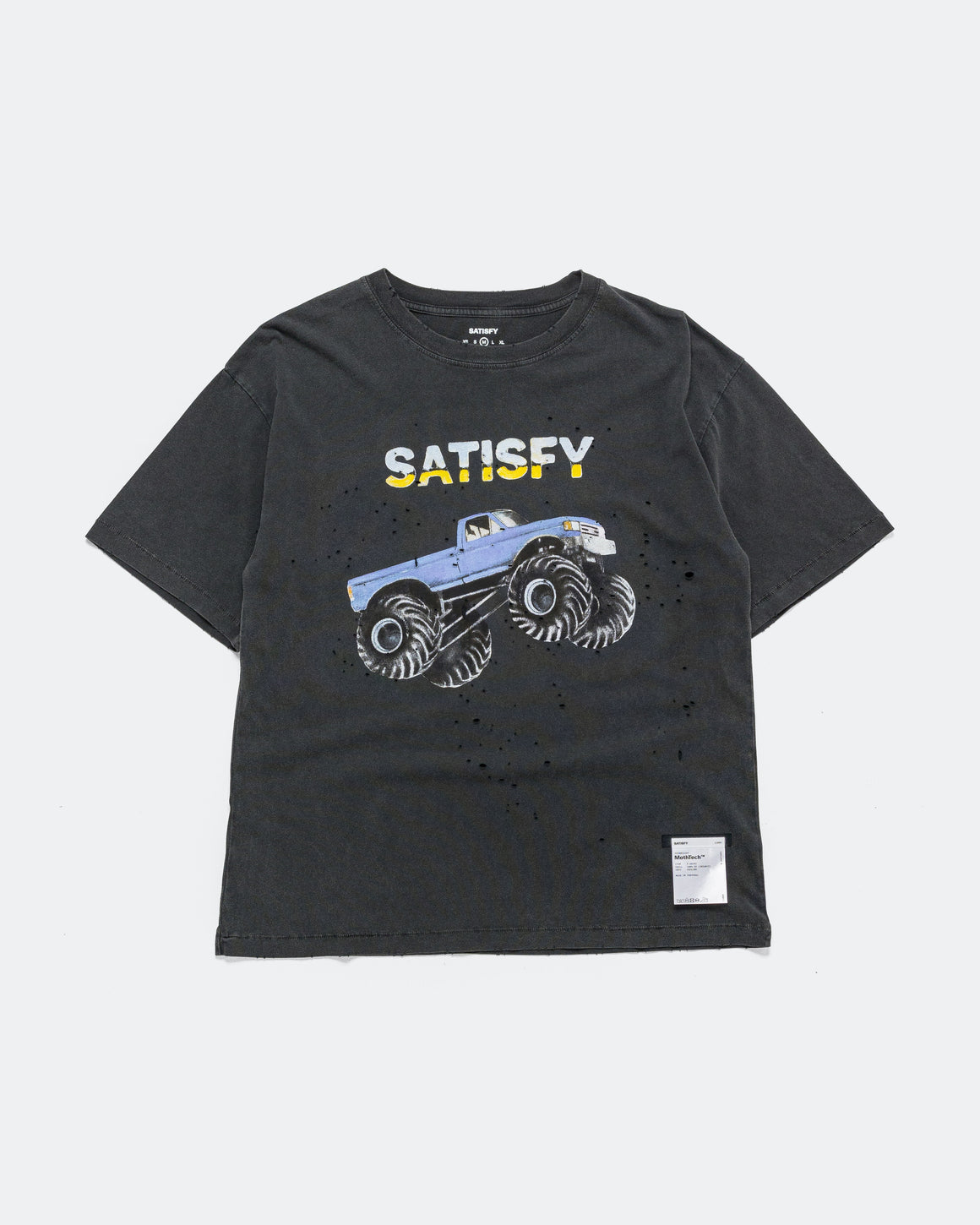 Satisfy - MothTech Truck T-Shirt - Aged Black - UP THERE