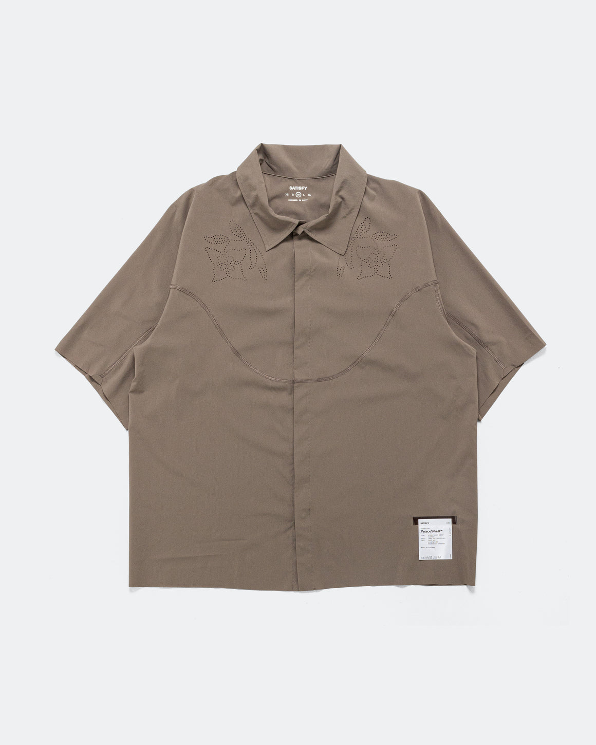 Satisfy - PeaceShell River Shirt SS - Falcon - UP THERE