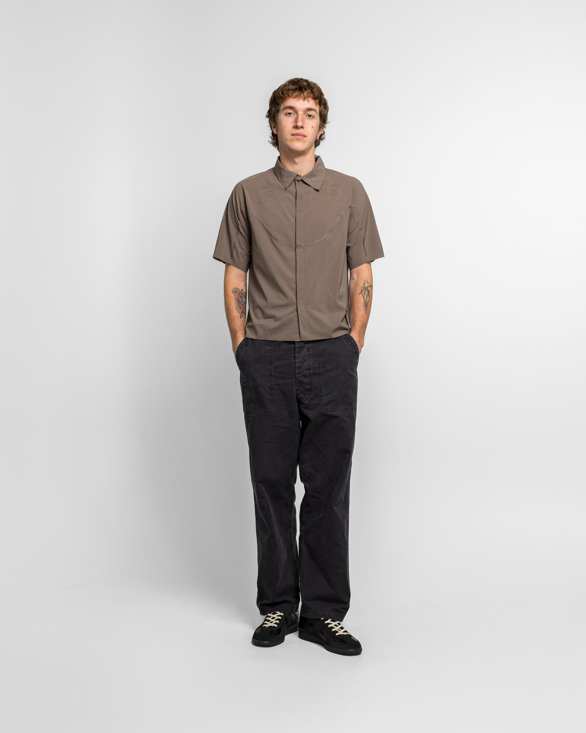 Satisfy - PeaceShell River Shirt SS - Falcon - UP THERE
