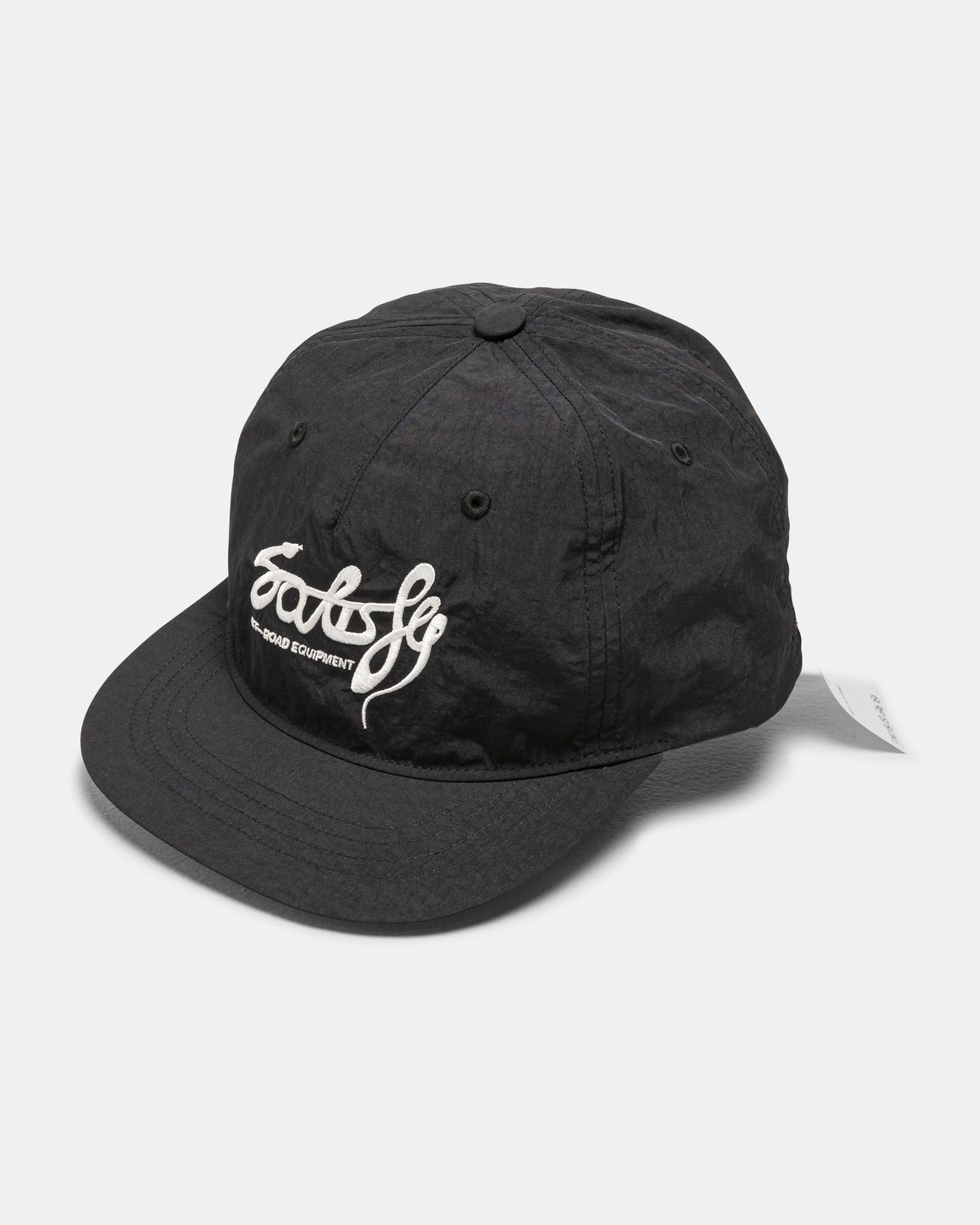 Satisfy - FliteSilk 5 Panel Pinch Cap Matte - Black Off-Road Embroidery - UP THERE