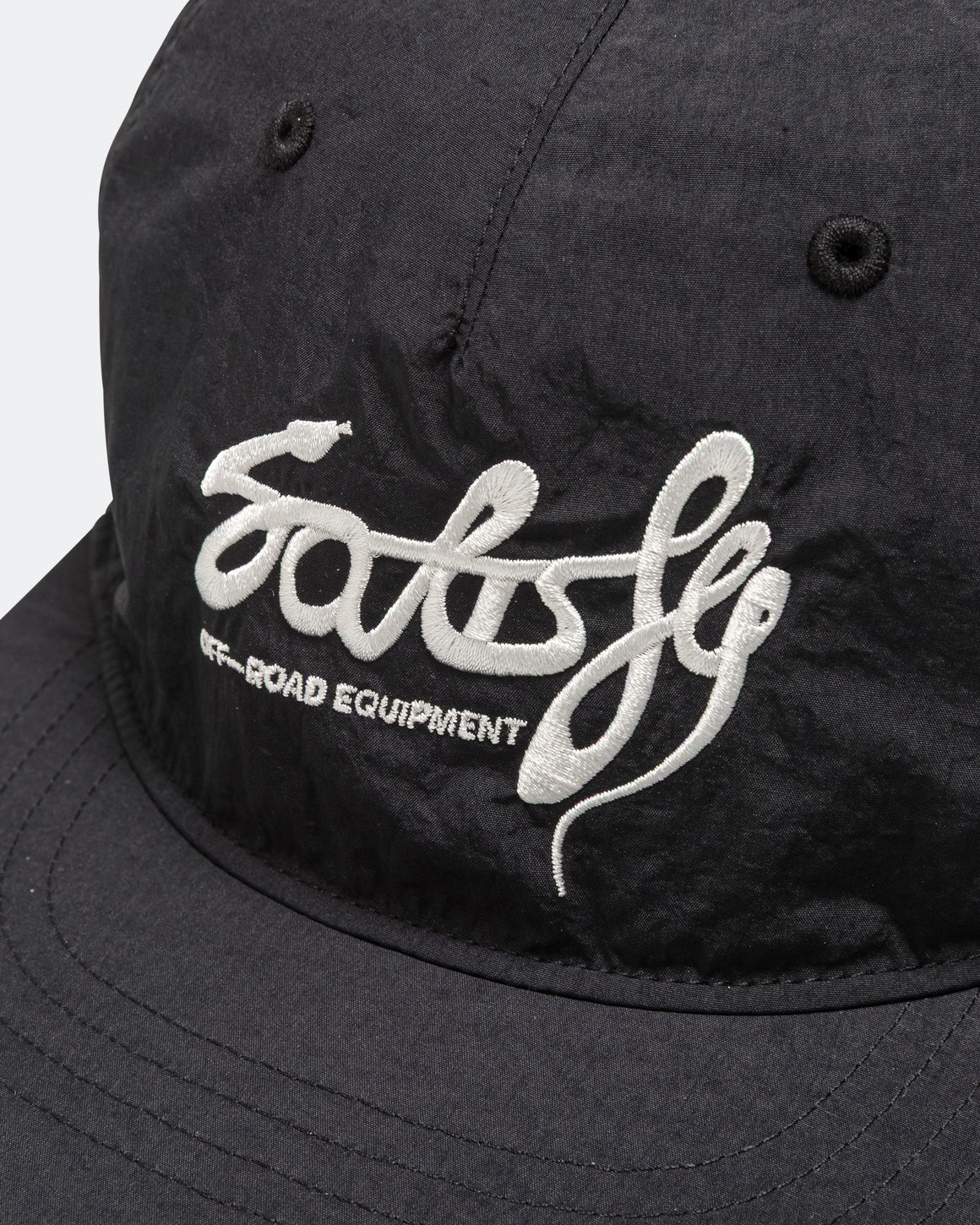 Satisfy - FliteSilk 5 Panel Pinch Cap Matte - Black Off-Road Embroidery - UP THERE