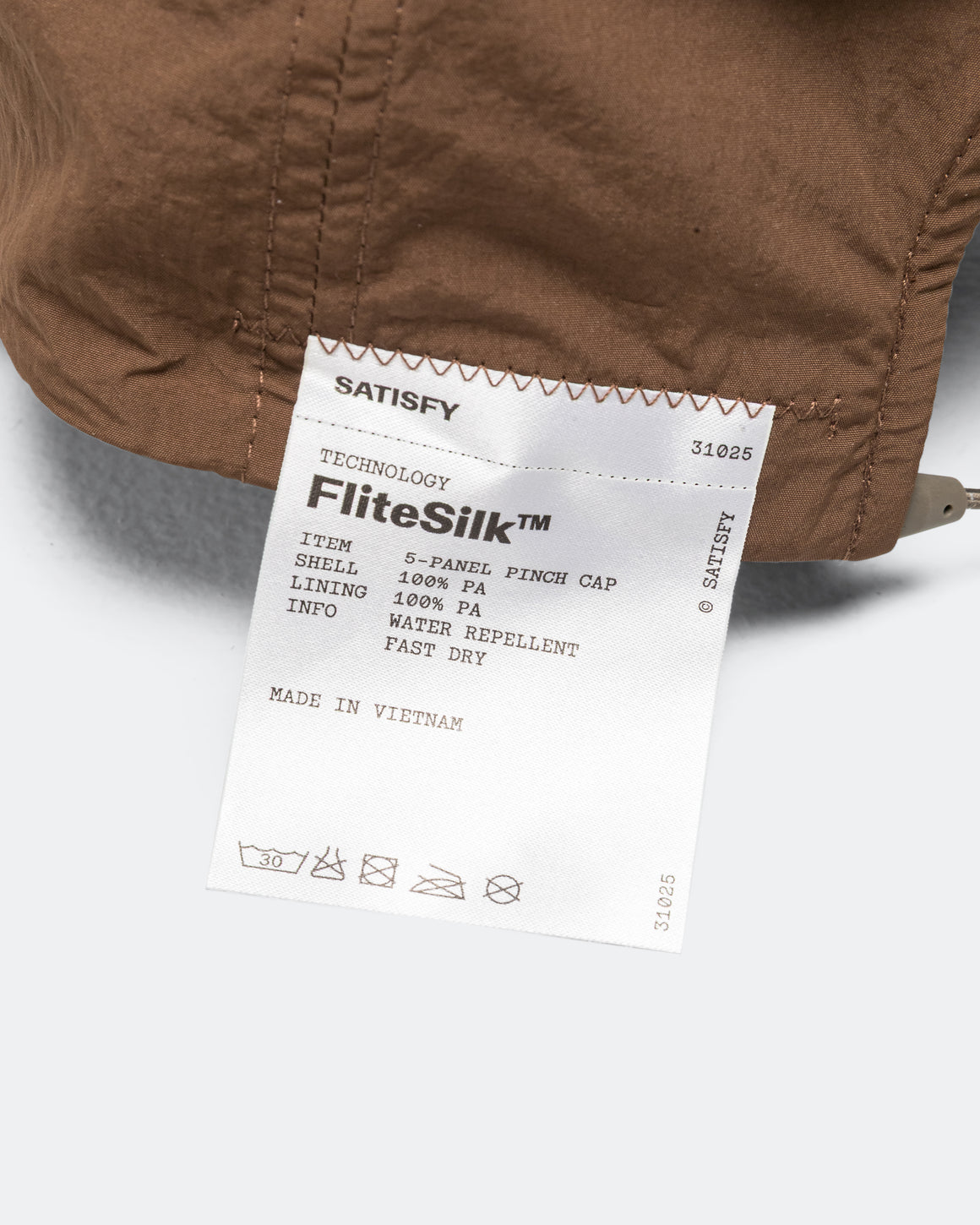 Satisfy - FliteSilk 5 Panel Pinch Cap Matte - Rain Drum CAPS Eagle - UP THERE