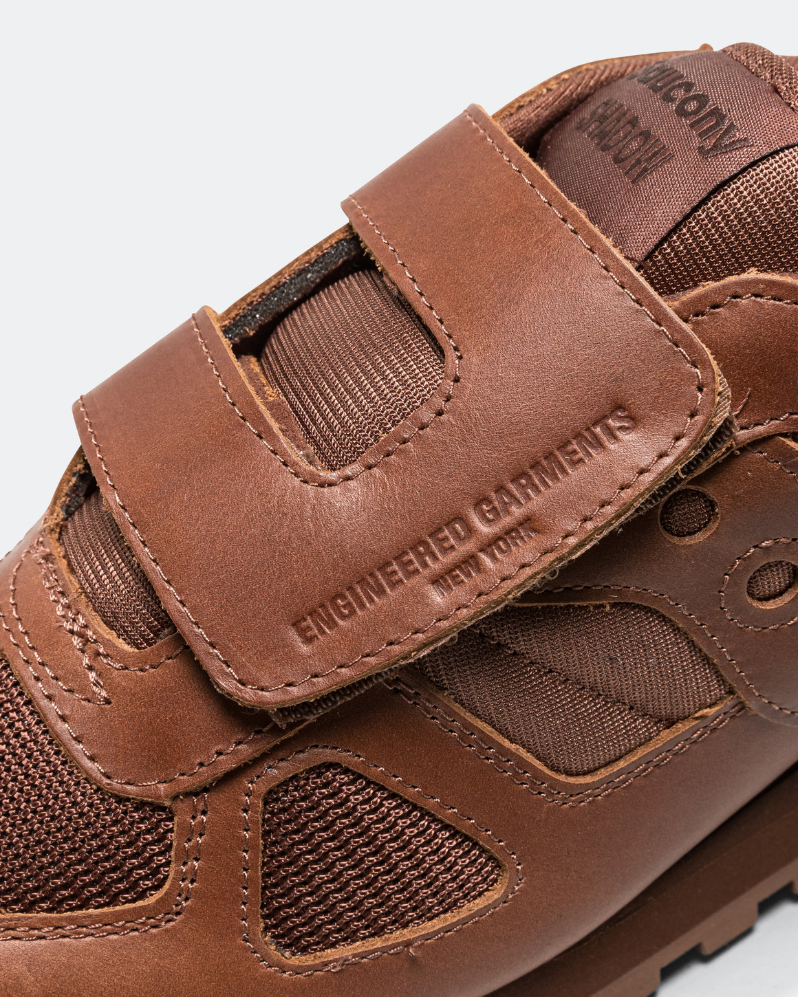 Saucony - Shadow Original Velcro x Engineered Garments - Brown - UP THERE