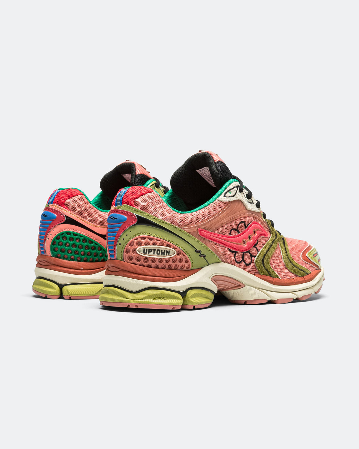 Saucony - ProGrid Triumph 4 x Jae Tips- Pink/Green - UP THERE