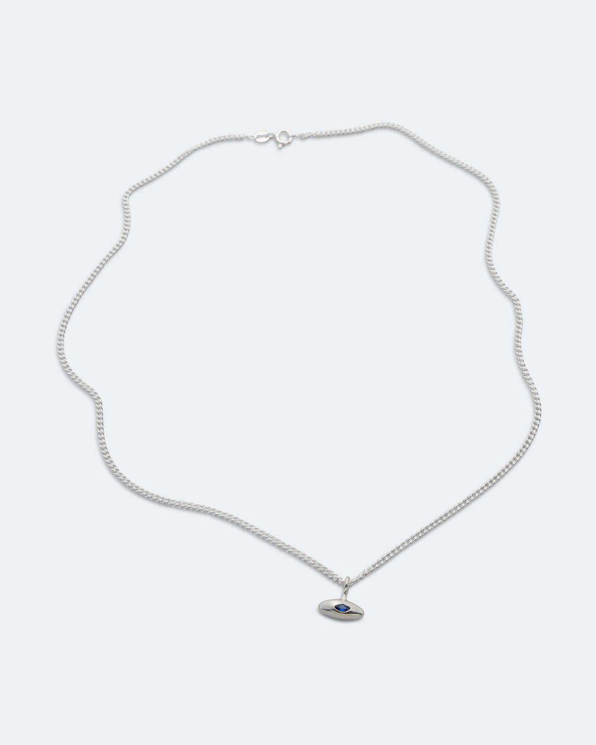 Seb Brown - Knob With Stone - 925 Silver/Sapphire - UP THERE