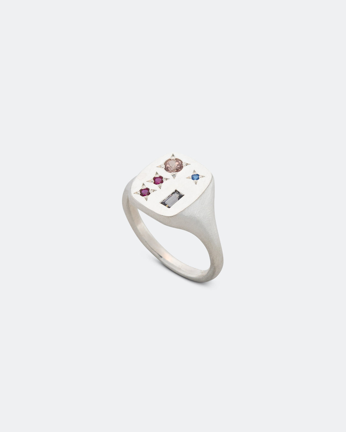 Seb Brown - Paris Ring - 925 Silver/Grey Spinel - UP THERE