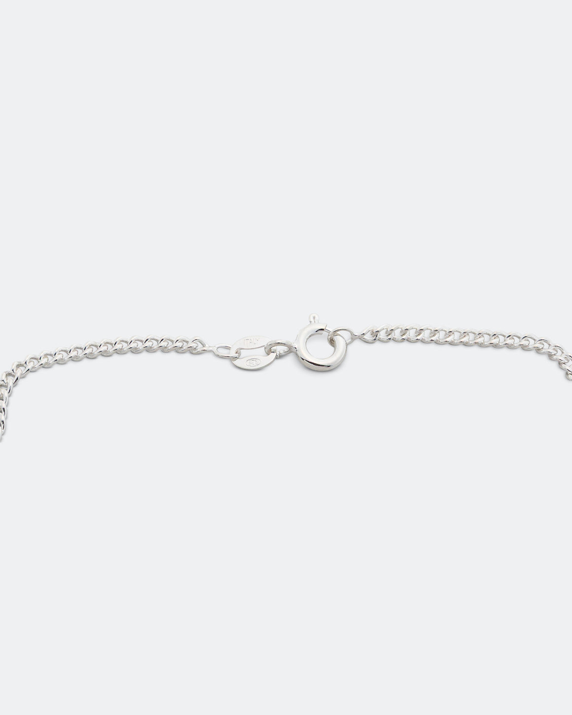 Seb Brown - Round Pendant Necklace - 925 Silver/Emerald - UP THERE