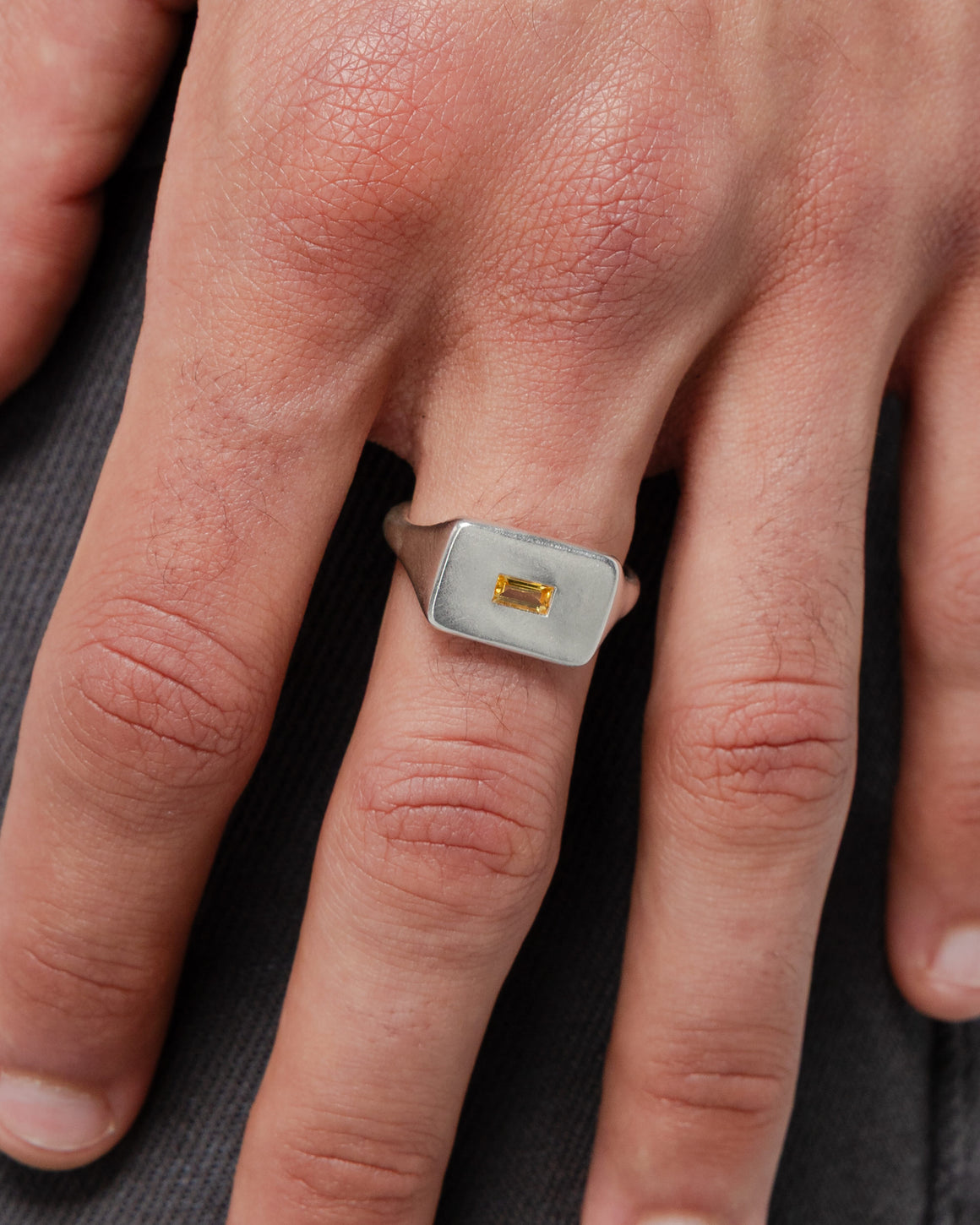 Seb Brown - Wide Ring - 925 Streling/Yellow - UP THERE