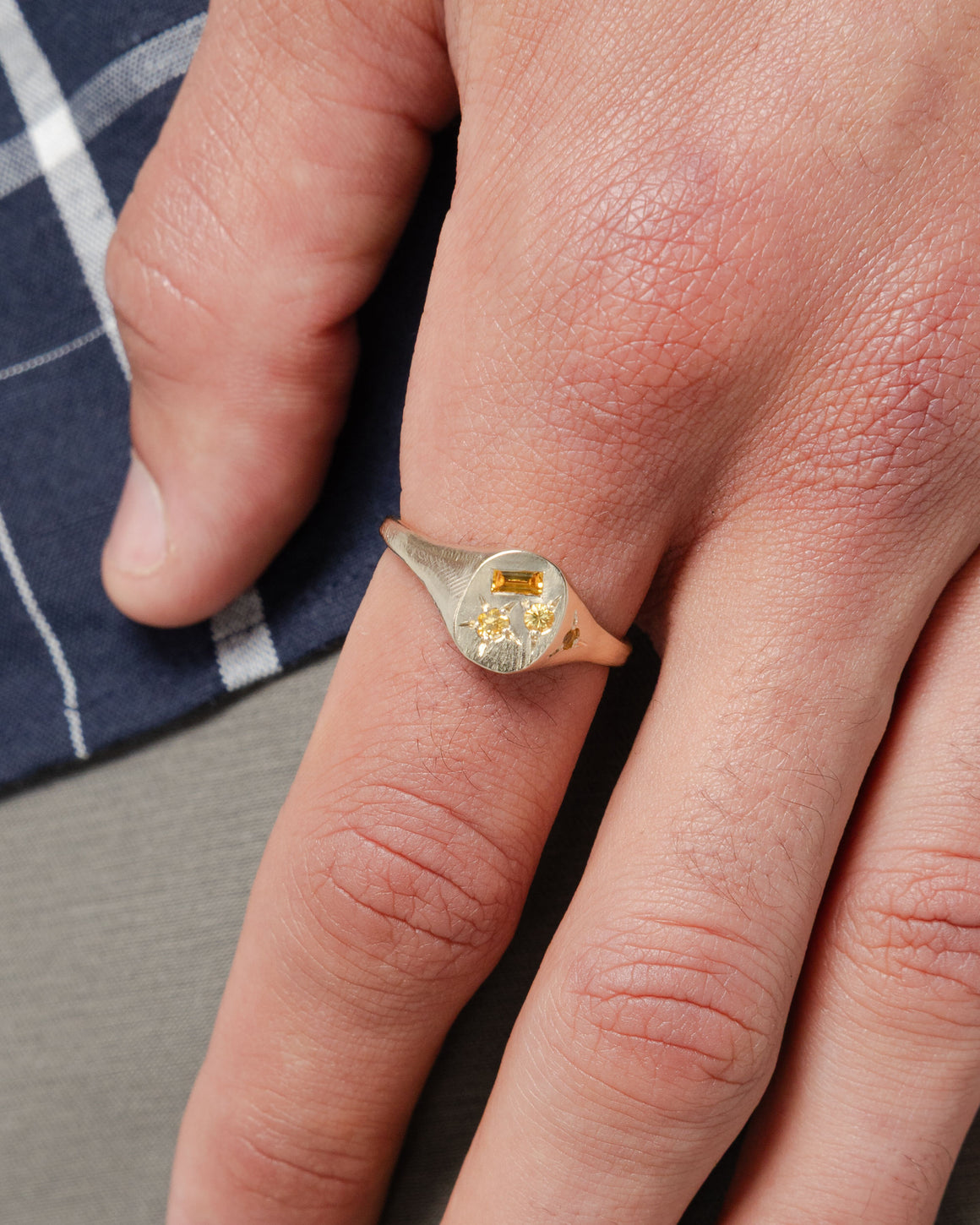 Seb Brown - Yellow Ring - 9CT Gold/Yellow - UP THERE