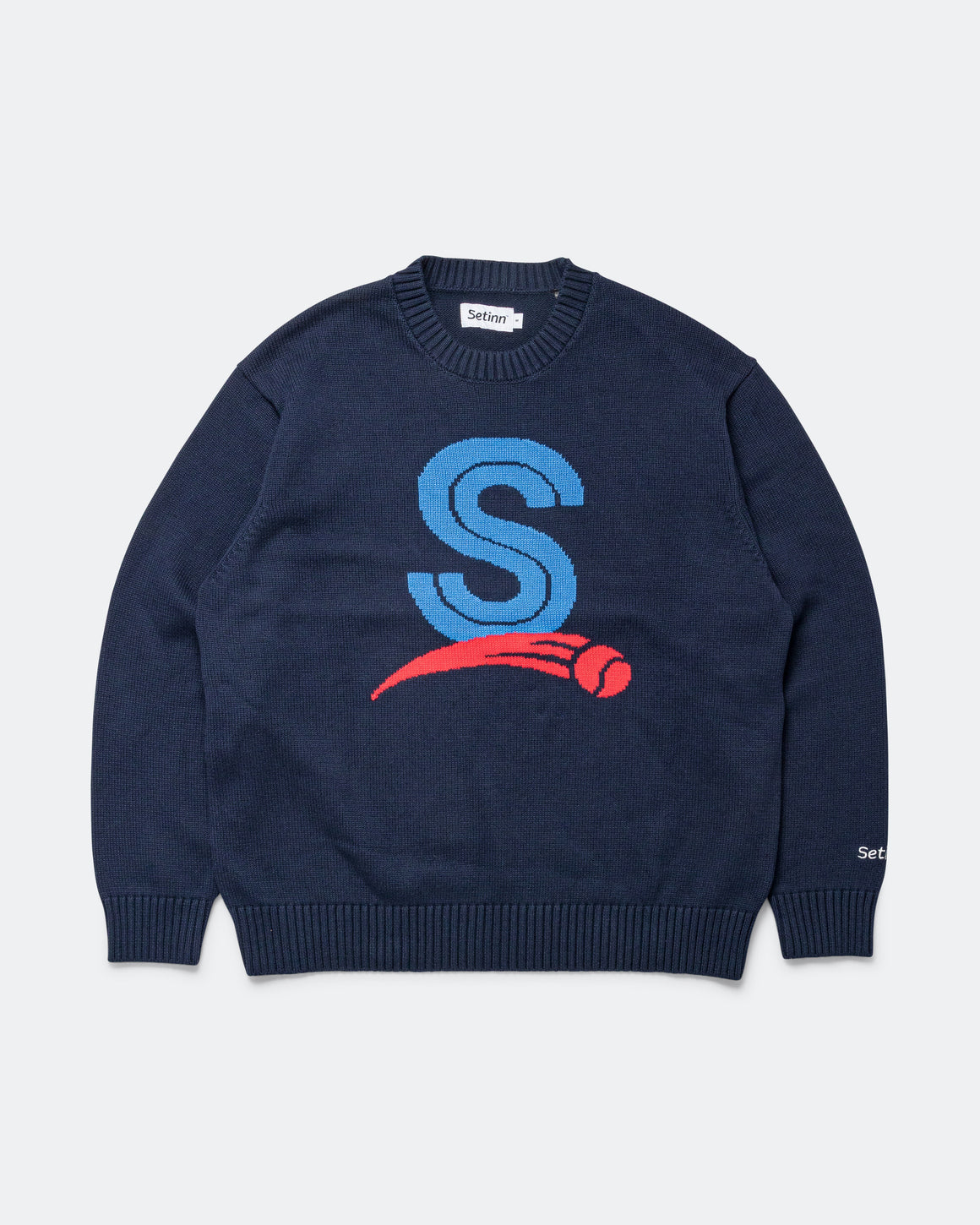 Setinn - Capital Crew Knit - Navy - UP THERE