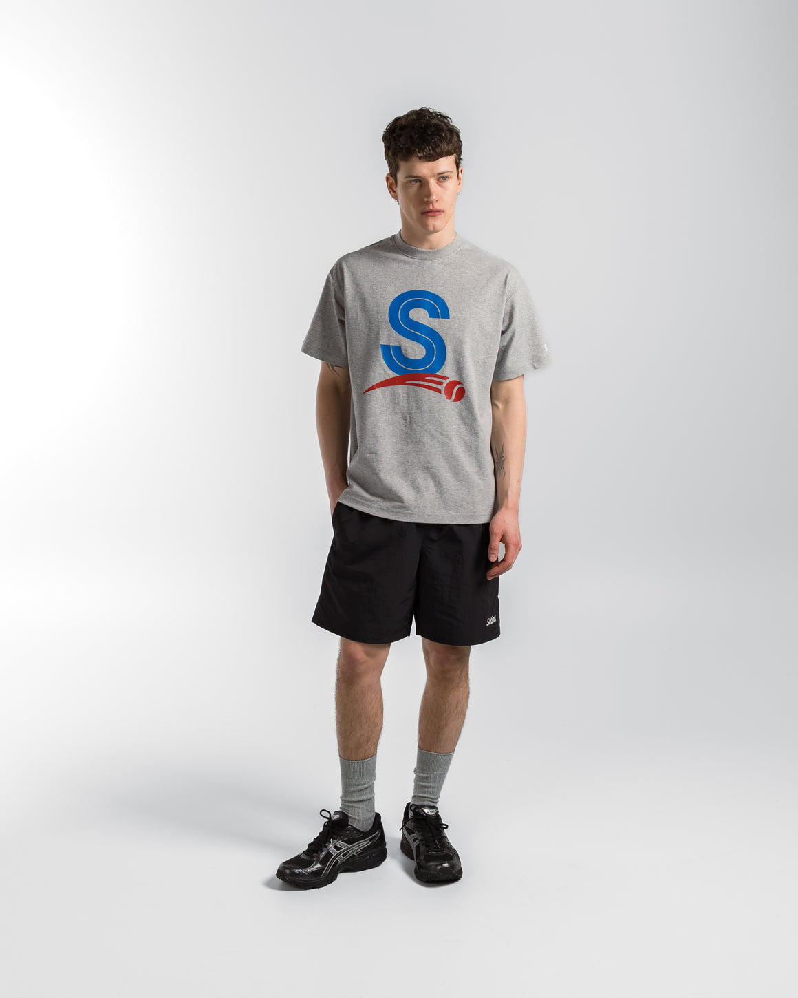 Setinn - Capital Tee - Grey - UP THERE