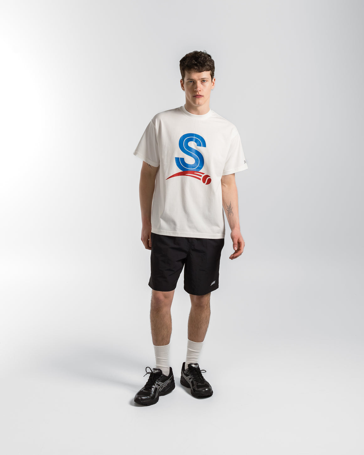 Setinn - Capital Tee - White - UP THERE
