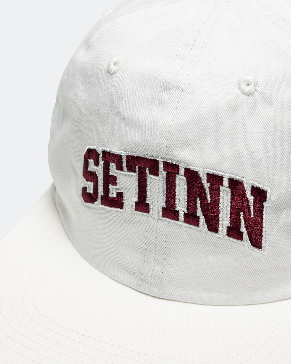 Setinn - College Logo Cap - White - UP THERE