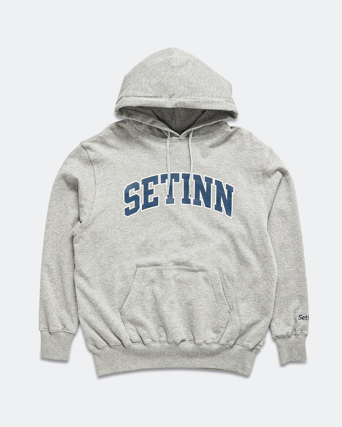 Setinn - College Logo Hoodie - Grey - UP THERE