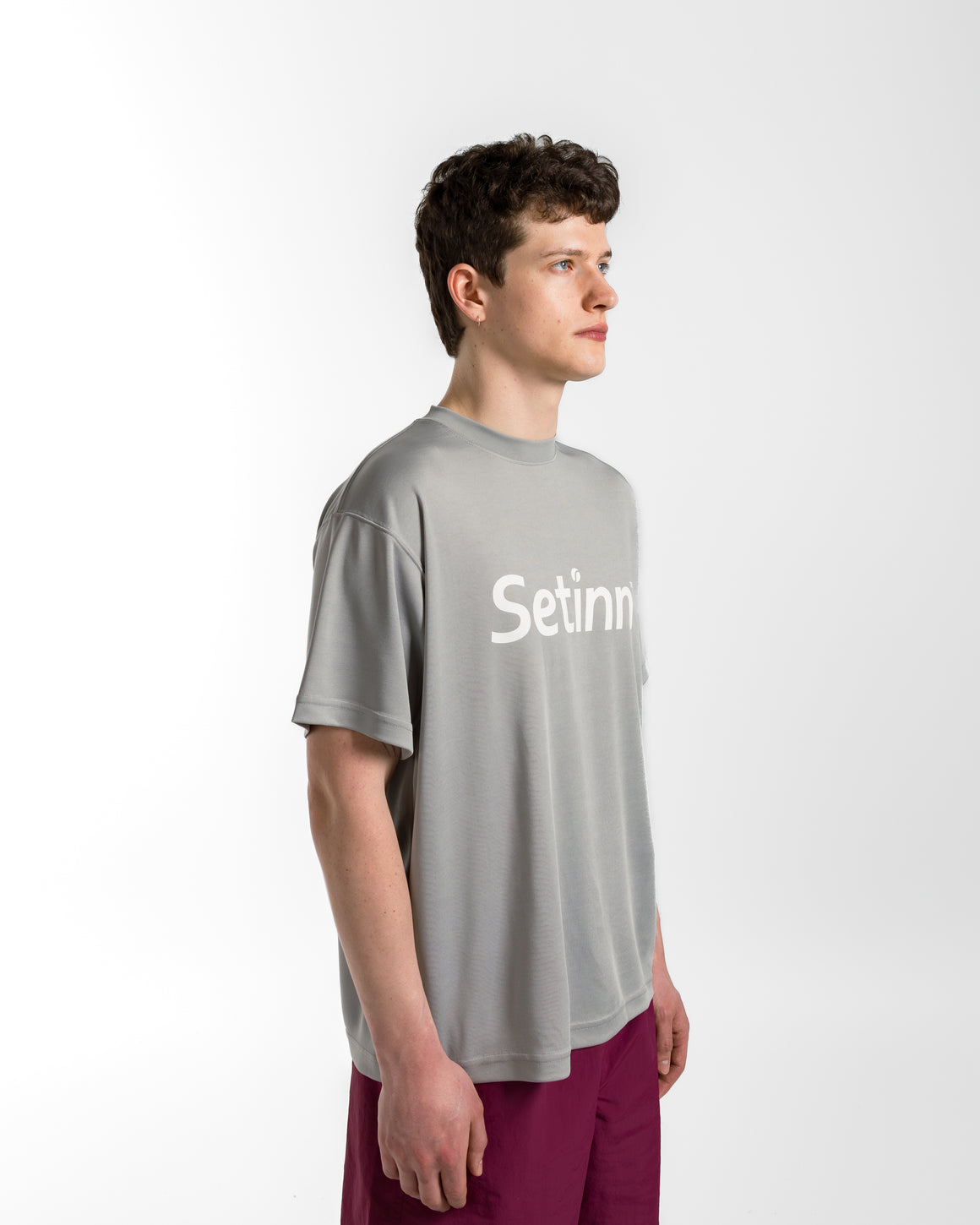 Setinn - Script Practice Shirt - Grey - UP THERE