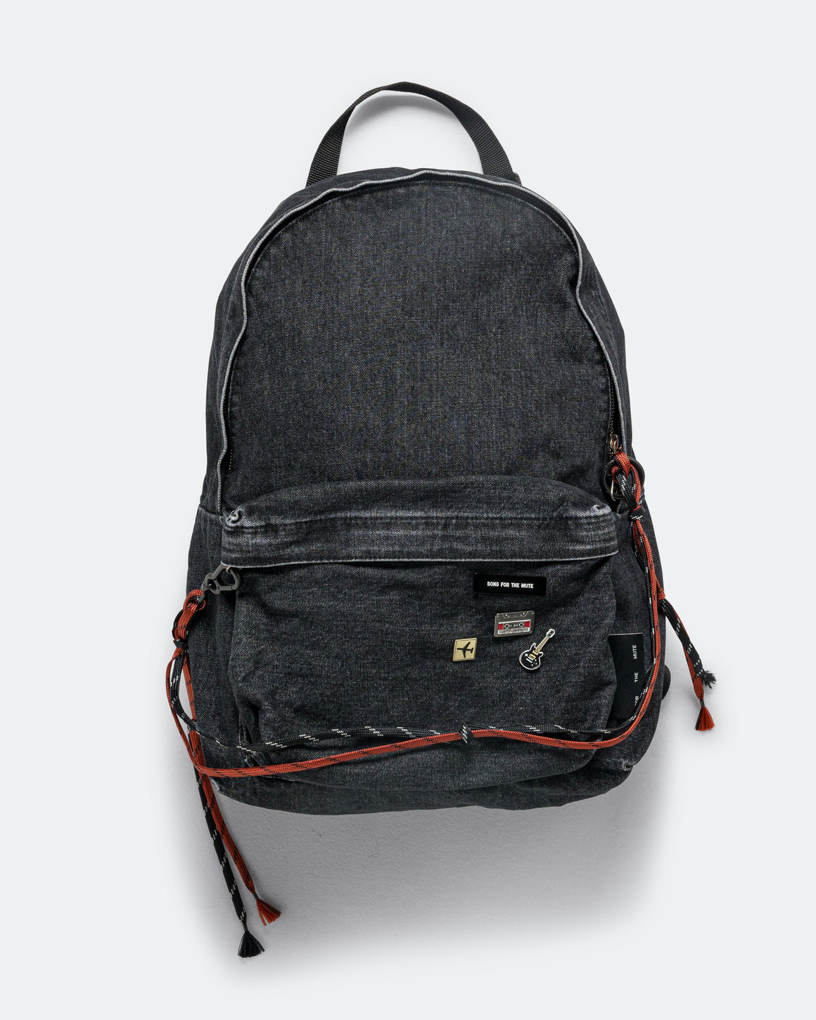 Song for the Mute - Back Pack - Black Overdyed Denim - UP THERE