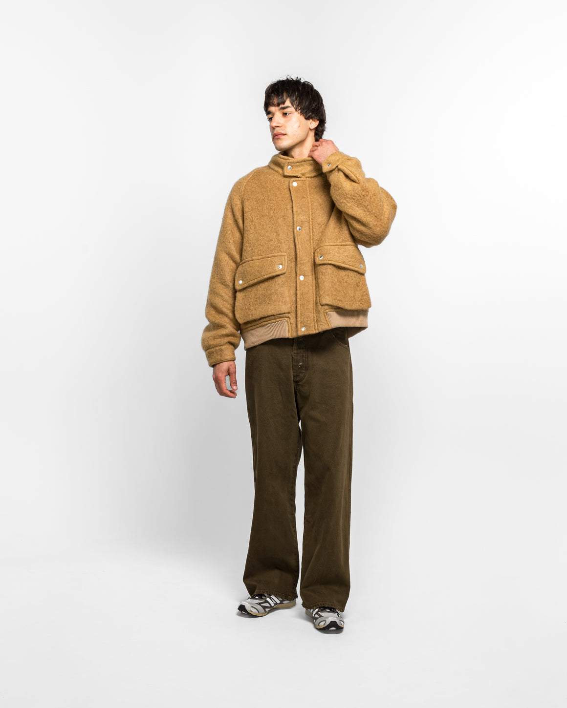 Song for the Mute - Baggy Jeans - Sand Cotton Drill - UP THERE